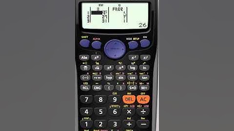 Using Statistic Mode on the Casio fx 82 AU