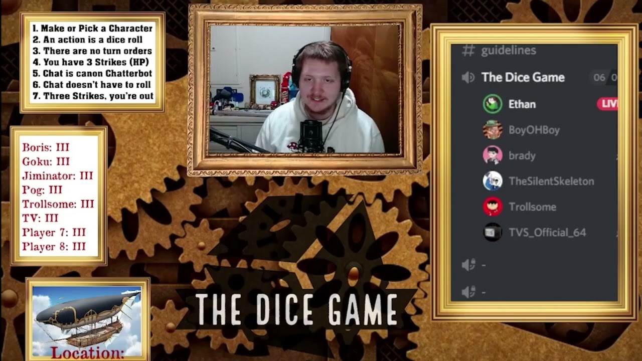 voice 1 - The chat is canon in this new tabletop RPG so type away!

Donate to the stream here: https://streamlabs.com/masterethsidec...

Sub to the streaming channel to w
