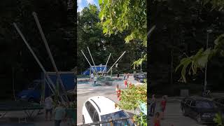 Kids jumping high on Trampoline (Unstoppable 💪) Part 1 #shorts