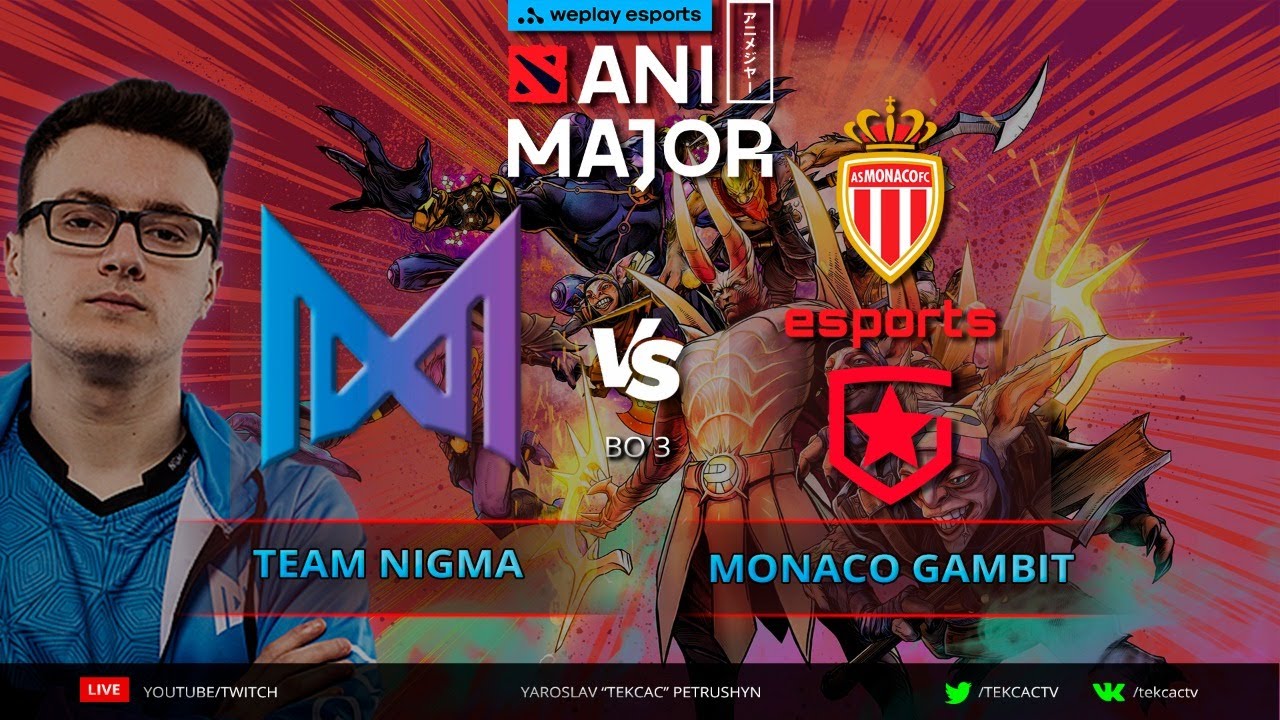 🔴Team Nigma vs Monaco Gambit | WePlay AniMajor