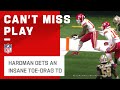 Mecole Hardman's Insane Back-Corner Toe Drag for the TD