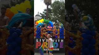 Sacramento Pride Parade Continues with politicians in classic cars, mascots, and more!