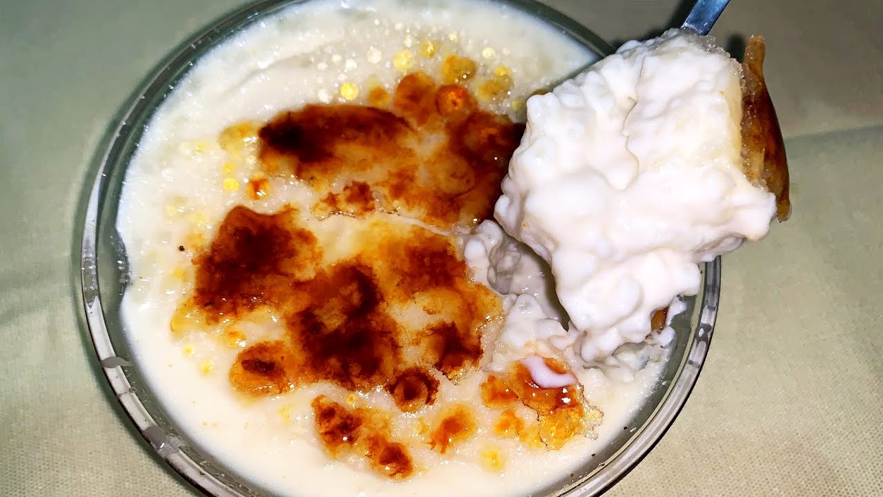 ARROZ CON LECHE ASTURIANO CREMOSO Y QUEMADO/CREAMY RICE PUDDING