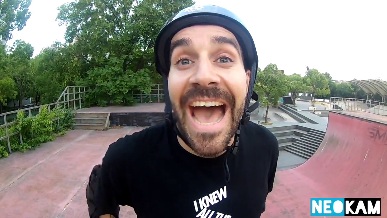 NeoKam N70 Gabi Muñoz, 8 times Streetboard World Champion in Shanghai