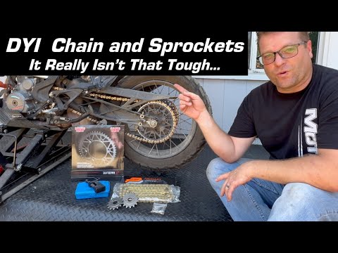 DIY How to Replace Your Chain and Sprockets | KTM 390 Adventure