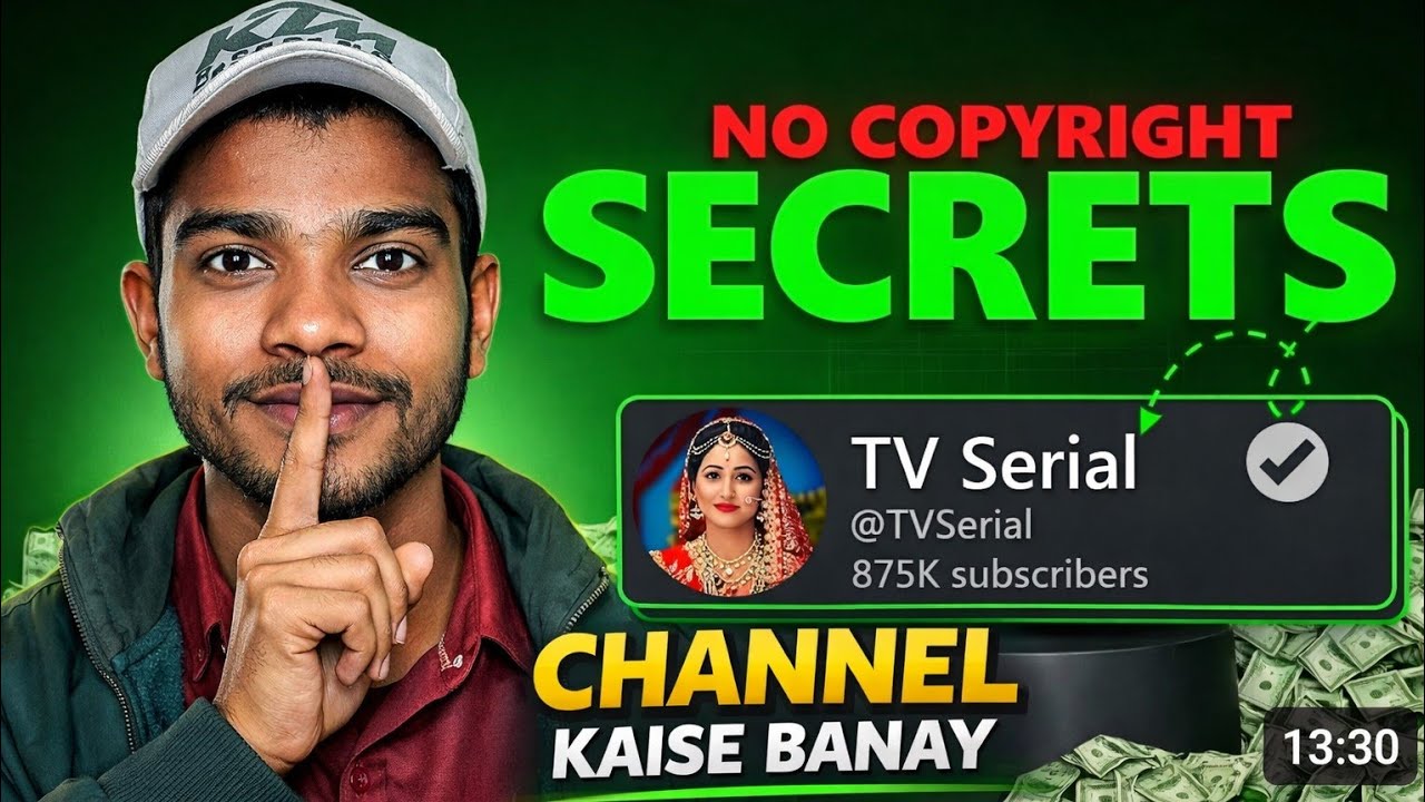 “NO COPYRIGHT SECRETS | Channel Kaise Banaye? | Complete YouTube Guide 2026”