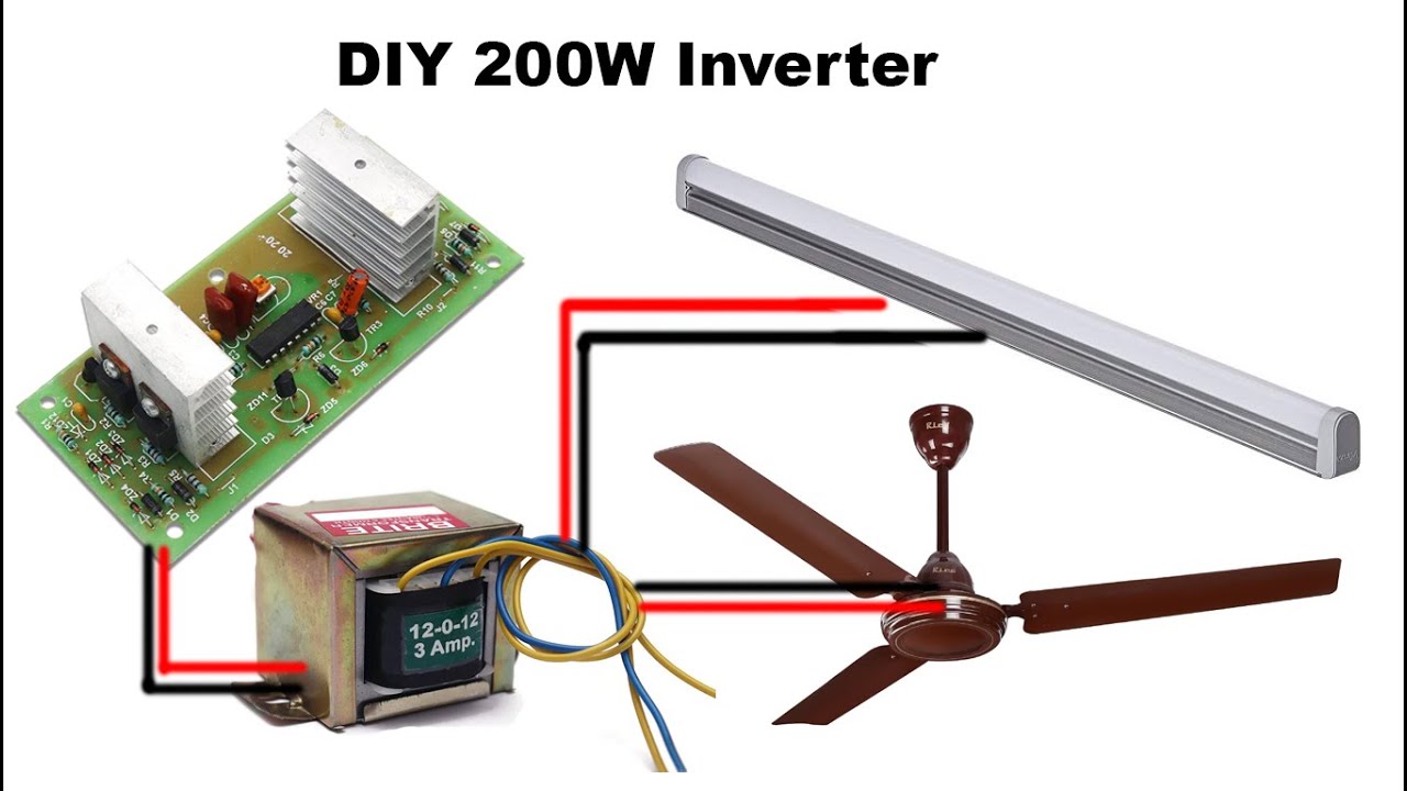 How to make 200W inverter at home 