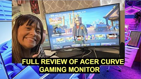 Honest review of acer Nitro 31.5 Inch Curved PC Gaming Monitor Obssesed or dissapointed?