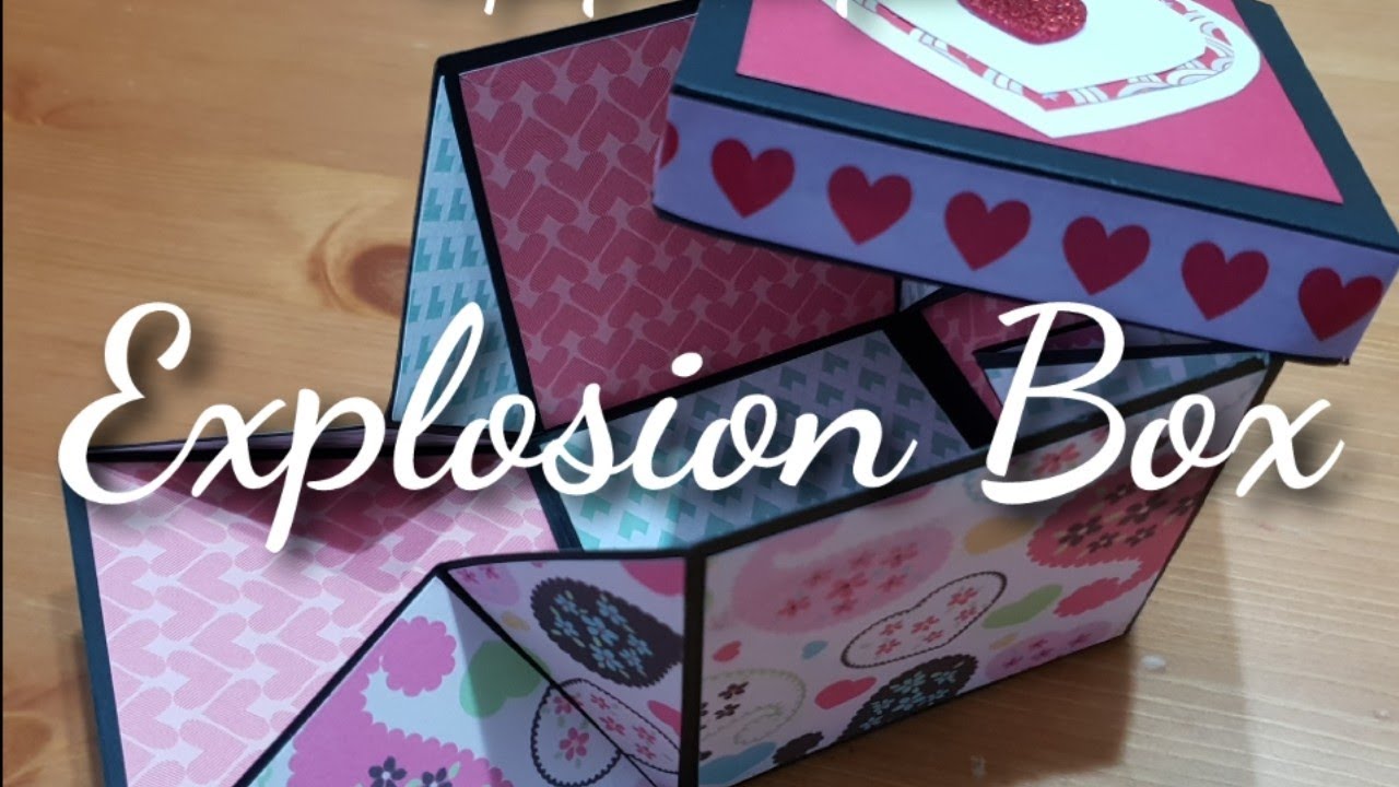 COME FARE UNA EXPLOSION BOX base👩‍🎨 #unpoquestoequello