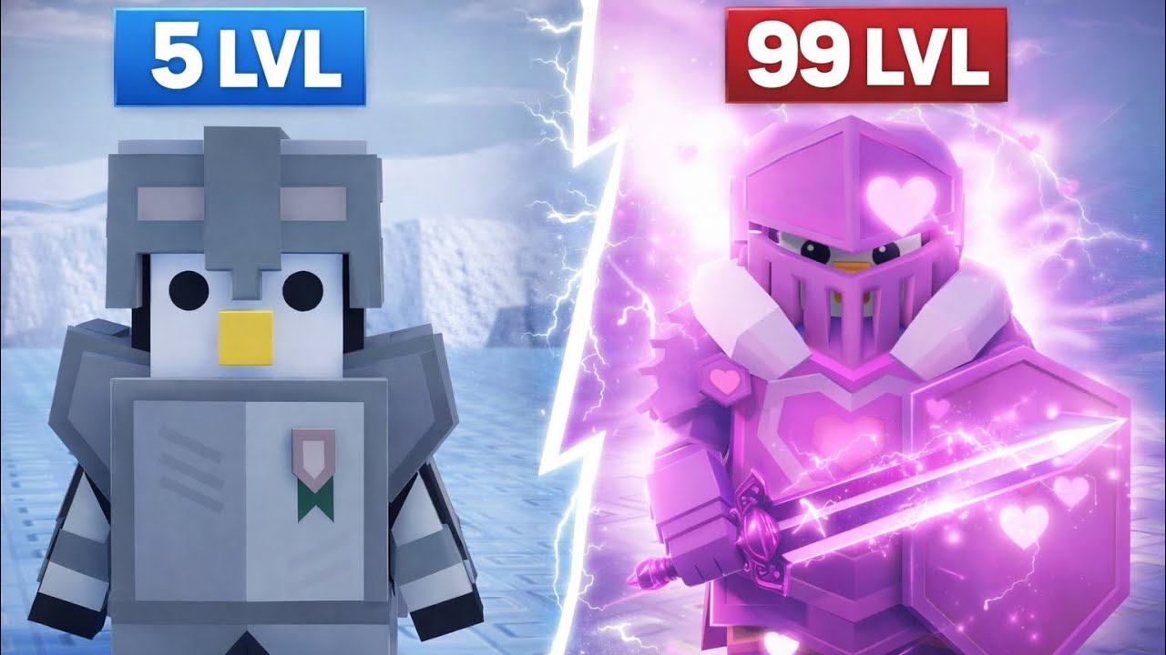 From Noob to OP! 🐧 Knockout Roblox Funny Moments