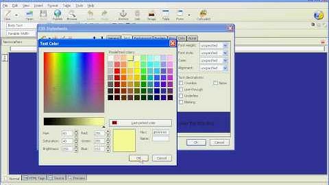 WEB-101 Lesson 03 -  KOMPOZER Starting a page with Cascading Style Sheets