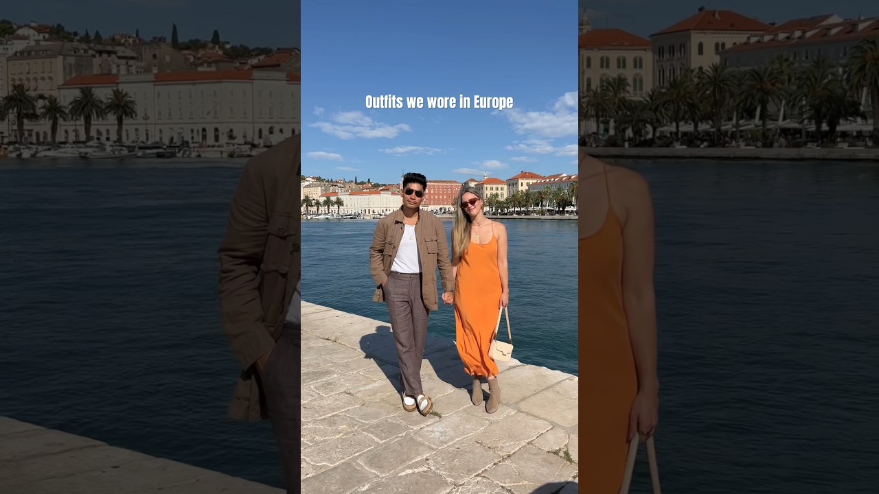 Couple outfits we wore in Europe 🚢🇭🇷🇲🇪🇬🇷 Adriatic Sea cruise Virgin Voyages