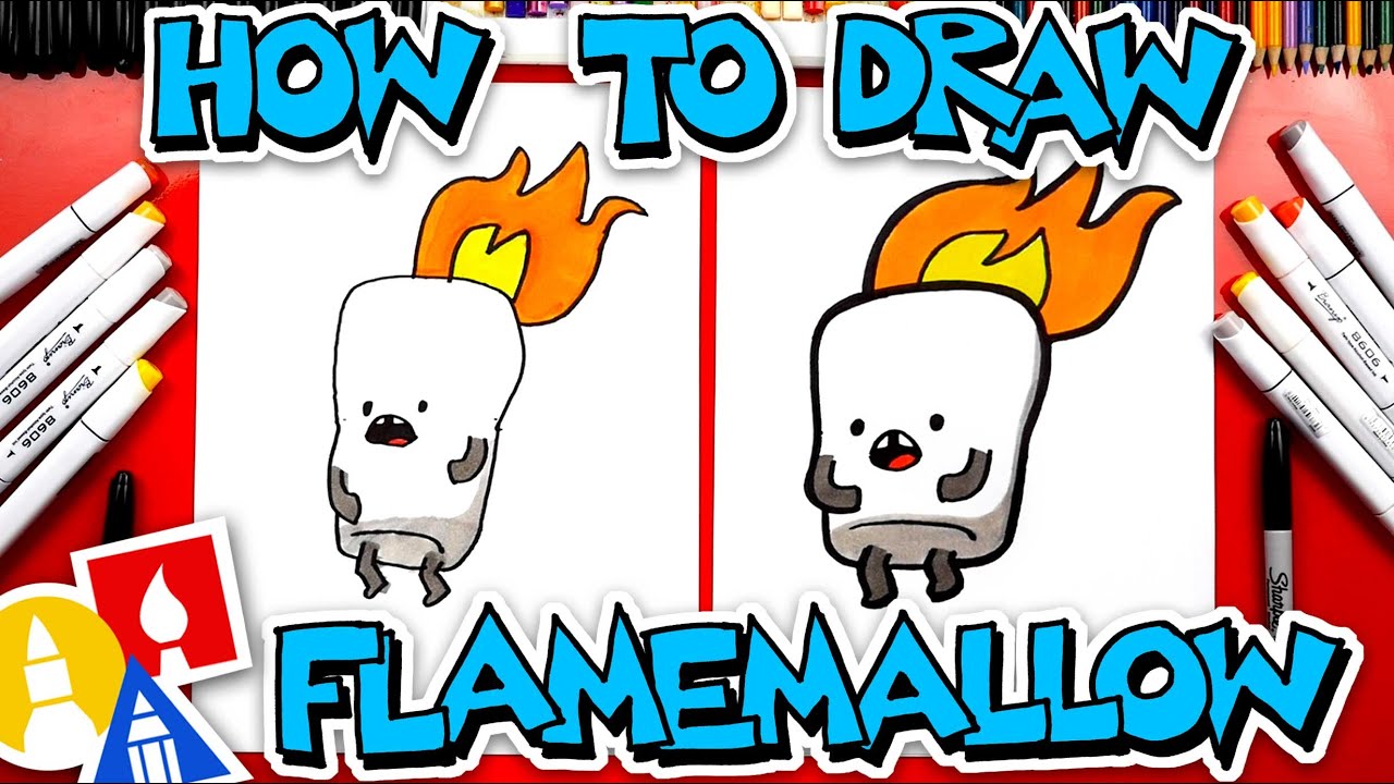 How To Draw Flamemallow From  Kids App 