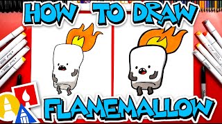 How To Draw Flamemallow From Youtube Kids App Youtube