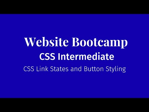 CSS Intermediate - [3.7] Link States and Button styling