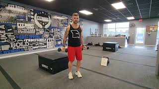 Underhand DB Front Raise