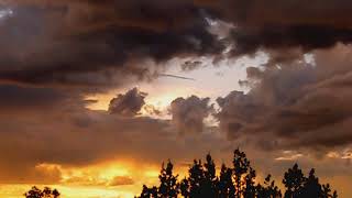 Timelapse Video: Red Clouds at Sunset