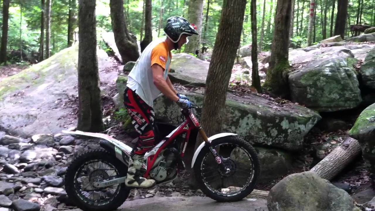 Pro rider Alex Niederer at the Trials Training Center