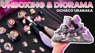 Zero Gravity Diorama For Ochaco Uraraka Shfiguarts Unboxing Asmr My Hero Academia