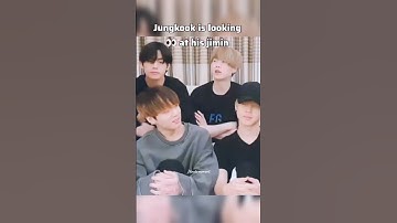 Jungkook love 👀 Jimin so much ❤️ #jikook #kookmin #jikooklovers #jimin #jungkook #btsarmy #bts #love