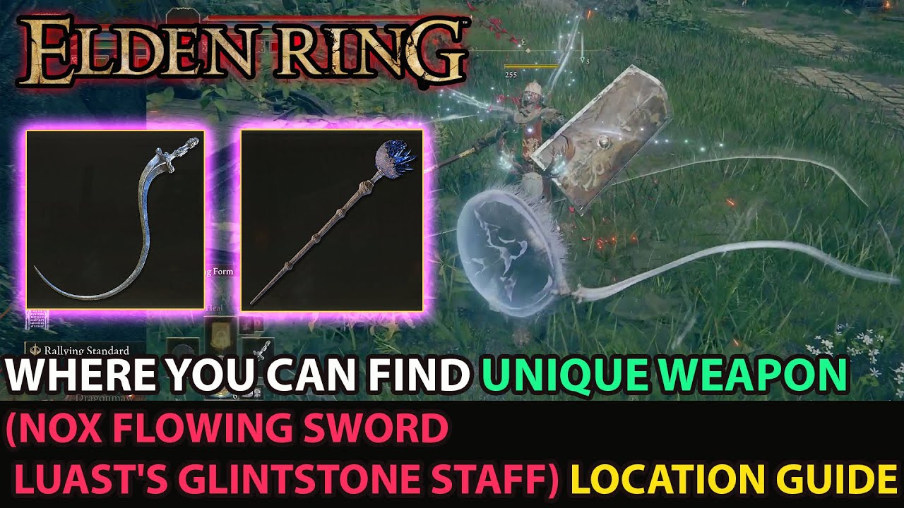 Elden Ring -Where You Can Find Weapon (Nox Flowing Sword & Luast's Glintstone Staff)  Location Guide