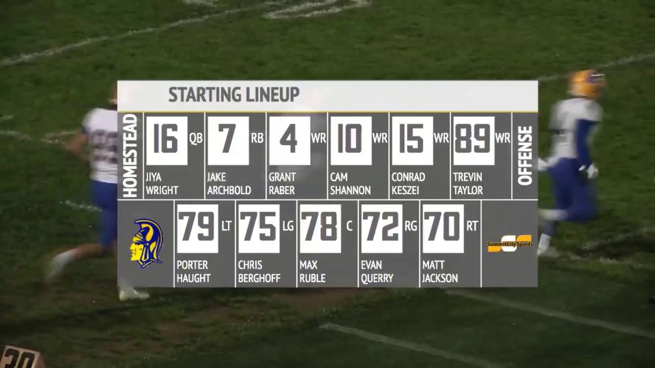 Homestead at Snider | IHSAA Sectional Football indiana high school athletic association football