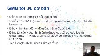 1 4 Tối ưu Google My Business Entity cơ bản   GTV SEO