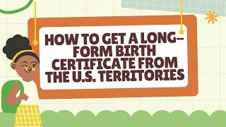 How to Get Your Birth Certificate from U.S. Territories: Guide