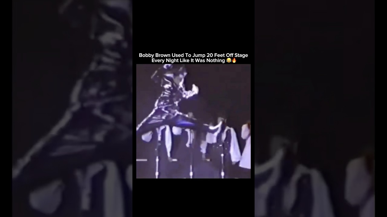 Guarda Bobby Brown used to jump 20 feet off stage like it was nothing 😳🙌🏽 su YouTube Guarda Bobby Brown used to jump 20 feet off stage like it was nothing 😳🙌🏽 su YouTube