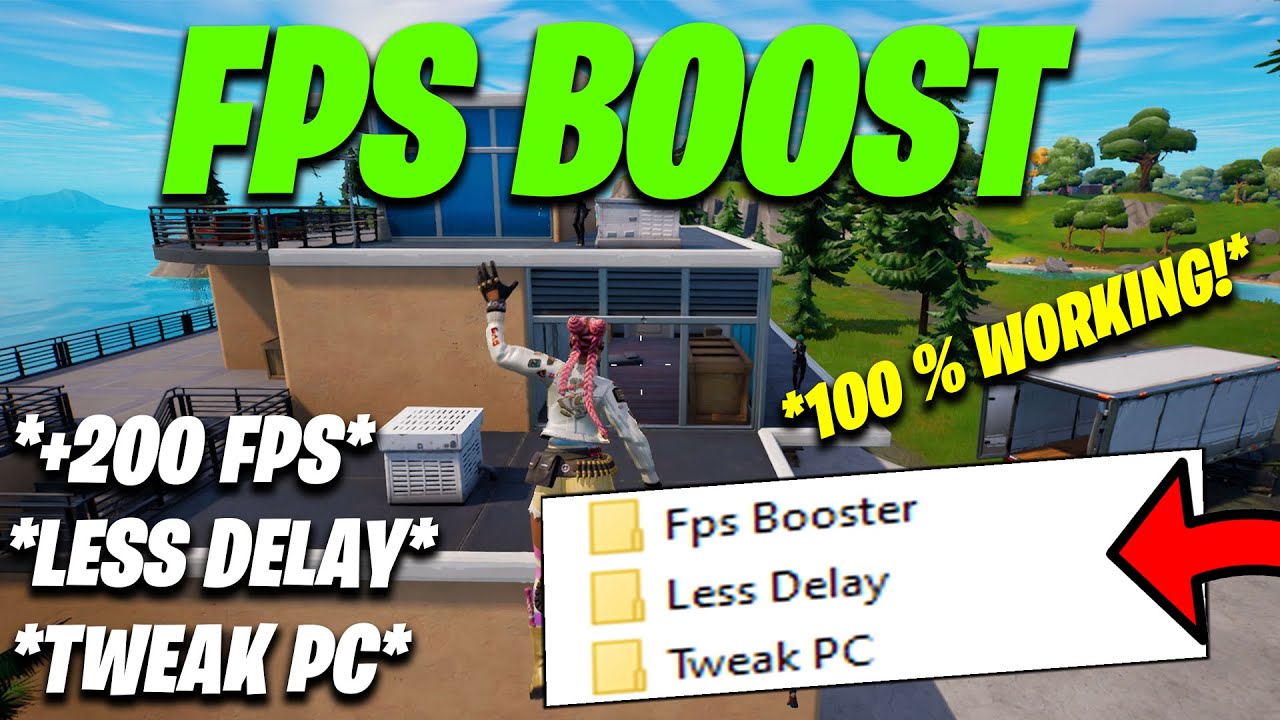 How To BOOST FPS & Fix FPS Drops in Fortnite Chapter 4 ( Fix Delay ...