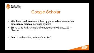 8. Citation Searching