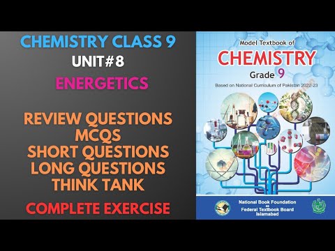 Chemistry Class 9 Chapter 8 Complete Exercise 2025 | National Book Foundation | Federal Board