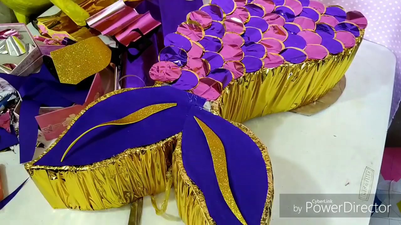 Piñata cola de sirena , Piñatas - Kare's Shop