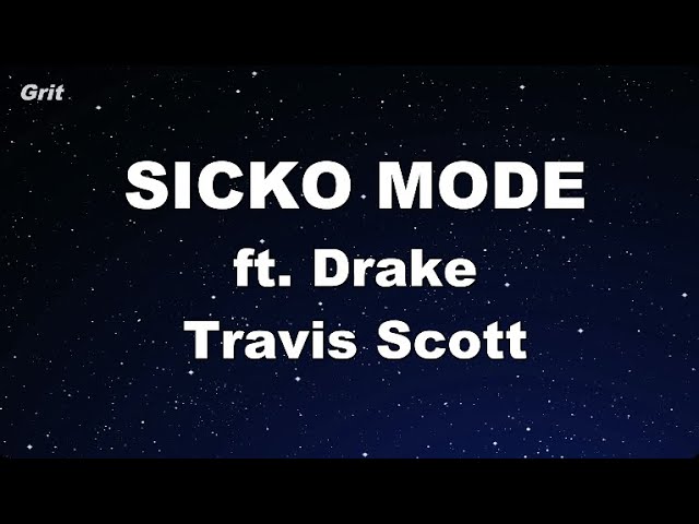 Karaoke♬ SICKO MODE ft. Drake - Travis Scott 【No Guide Melody】 Instrumental