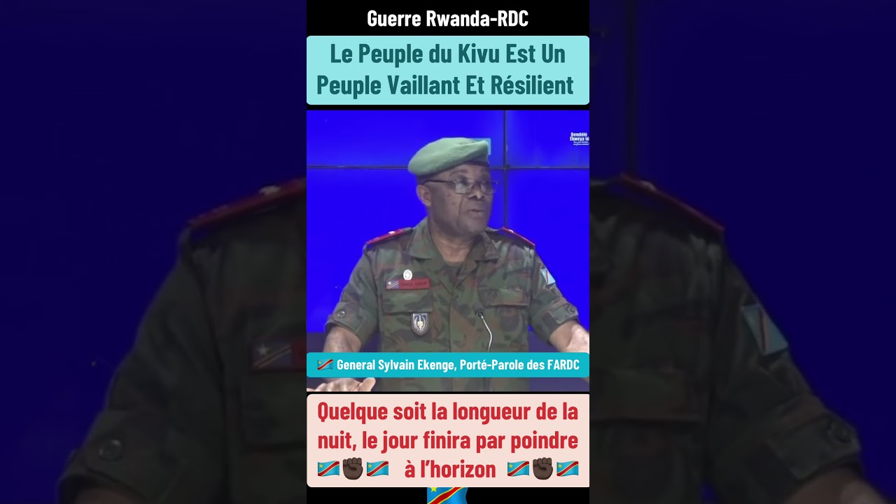 Le Peuple Du Kivu Est Un Peuple Vaillant Et Résilient 🇨🇩✊🏿