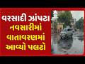 Navsari Rain | નવસારીમાં વાતાવરણમાં આવ્યો પલટો, અનેક સ્થળે પવન સાથે વરસાદી ઝાંપટા