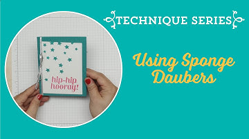 Using Sponge Daubers