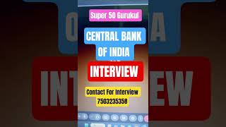 CENTRAL BANK OF INDIA MARKETING OFFICER INTERVIEW CLASS | FOREGIN EXCHANGE OFFICER MOCK INTERVIEW