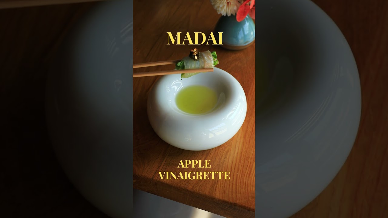 Madai with Apple Vinaigrette 🐟