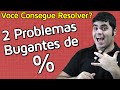 Desafios de Porcentagem: Resolva Dois Problemas Complexos de Matemática
