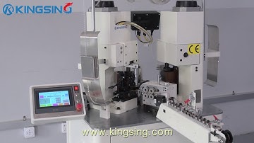 Automatic Two End Terminal Crimping Machine With Crimp Force Monitor
