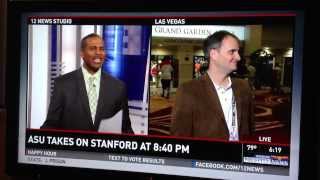 News Blooper - Awkward Silence during Sports Segment on NBC 12 in Phoenix, AZ - March 13, 2014