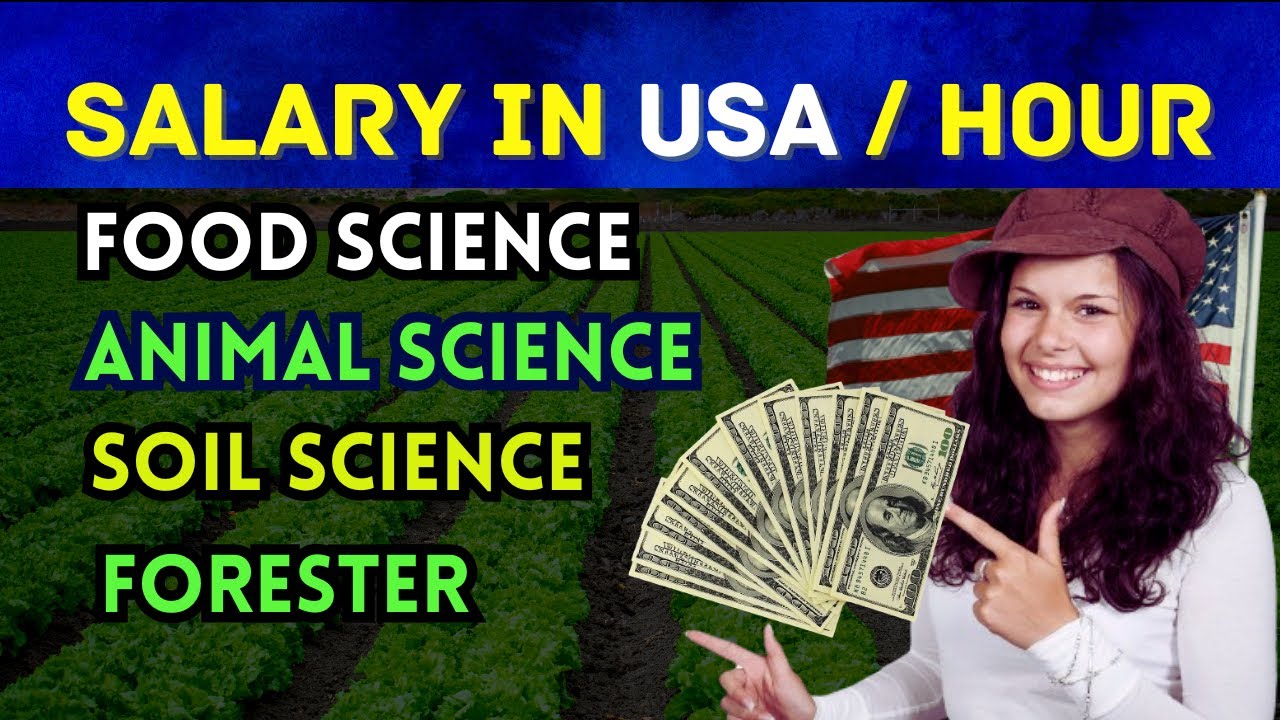 Agriculture jobs Salary in USA I food scientist I animal science I soil