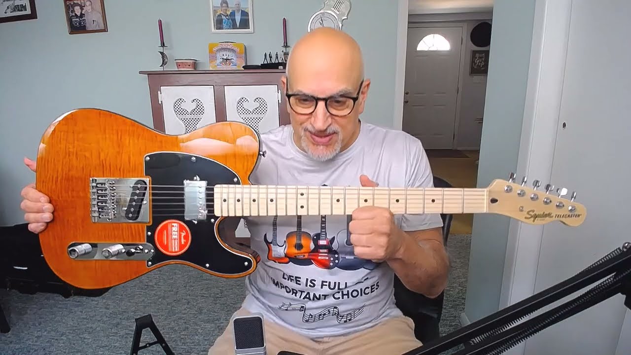 Squier Affinity FMT Telecaster SH Test Drive - YouTube
