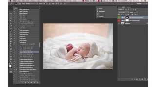 Newborn Photography Processing in Photoshop (or PSE) - Light & Airy