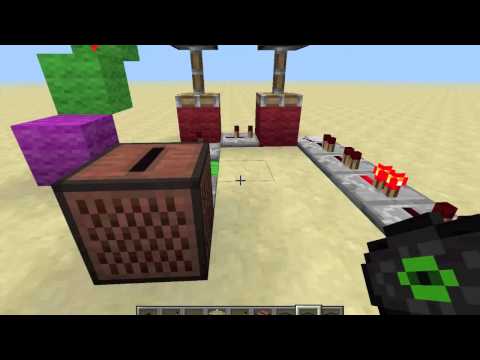 Minecraft Redstone Tutorials: Jukebox Disk Selector