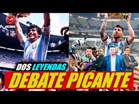 DEBATE PIANTE 🔥: ¿MESSI O MARADONA? EL DEBATE QUE DIVIDE AL MUNDO