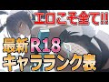 【ブルーアーカイブ】新キャラも上位に食い込んで来る!?前回と同じ統計を元に作成!第2回R18キャラランク表!!【ブルアカ】