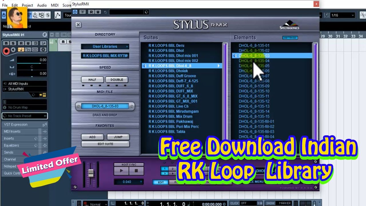 Stylus RMX RK Indian Library BBL Mix Pack Full