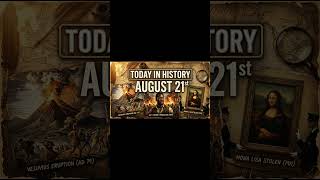 Today in History August 21st #history #historyminute #onthisday #onthisdayinhistory  #historyevents